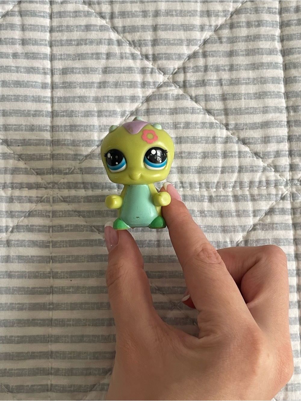 ✨ Authentic Vintage Littlest Pet Shop Roller Roos Green Iguana / Lizard ✨